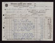 Winchester Surgical Supply Company Invoice